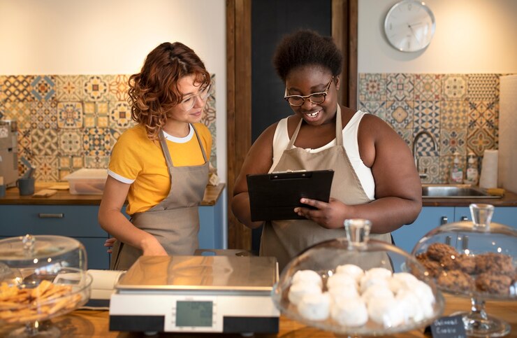 Duas pessoas empreendedoras mei